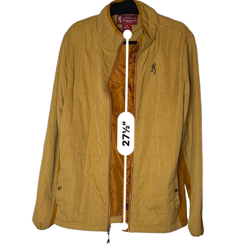 Men's Jacket Browning Heritage Collection Size Large Gold and Orange‎ - Picture 4 of 10
